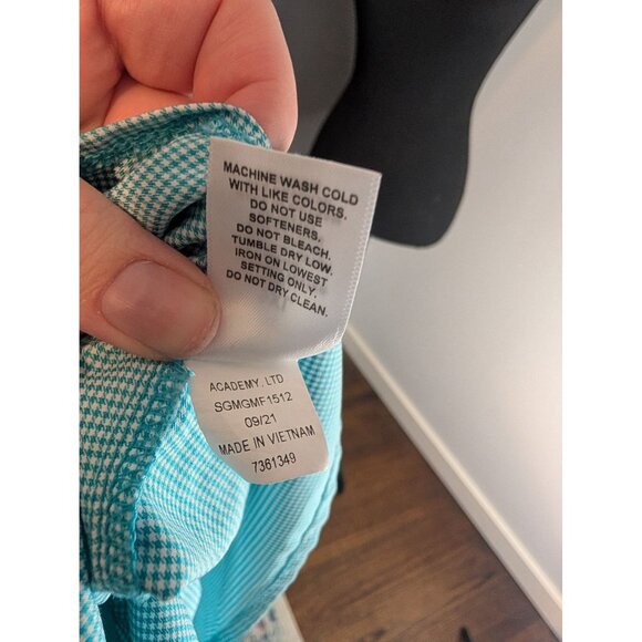 Magellan Outdoors Men's Aransas Pass Mini Check Short Sleeve Shirt - 2XL - Picture 8 of 11